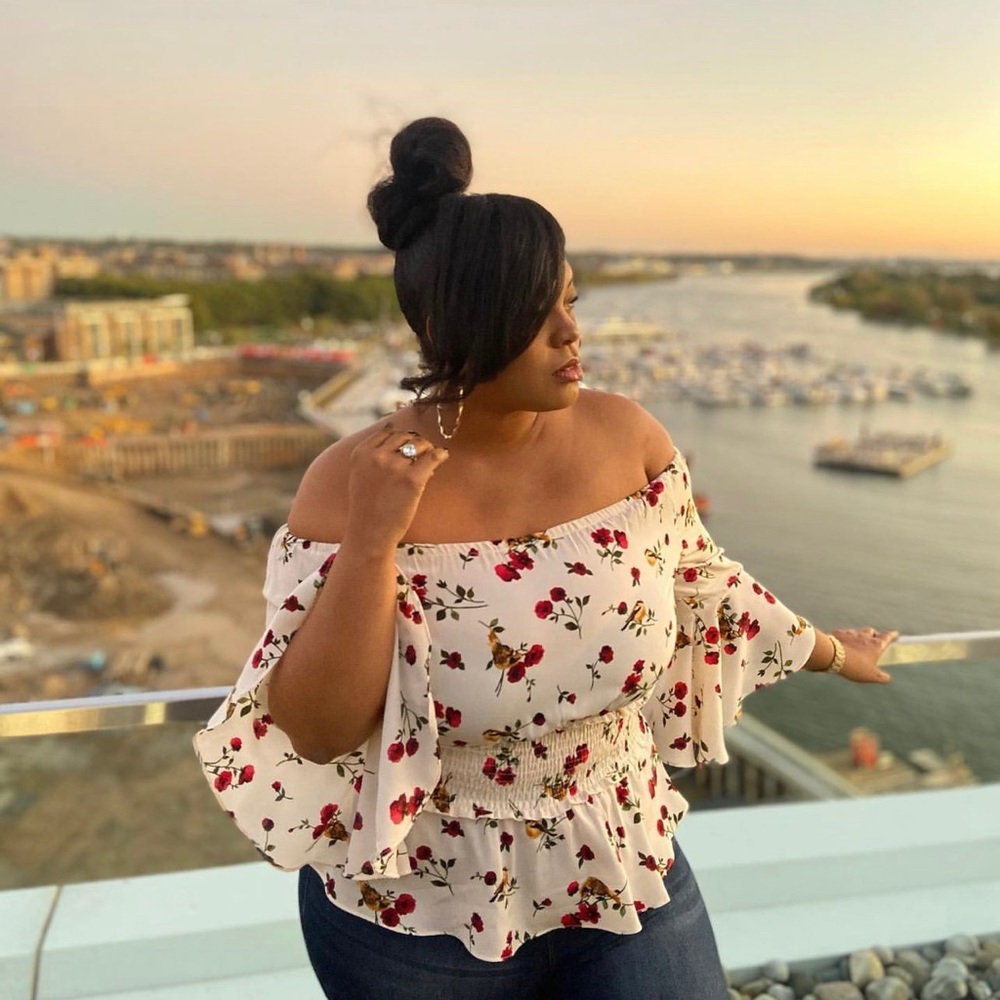 Off the shoulder blouse